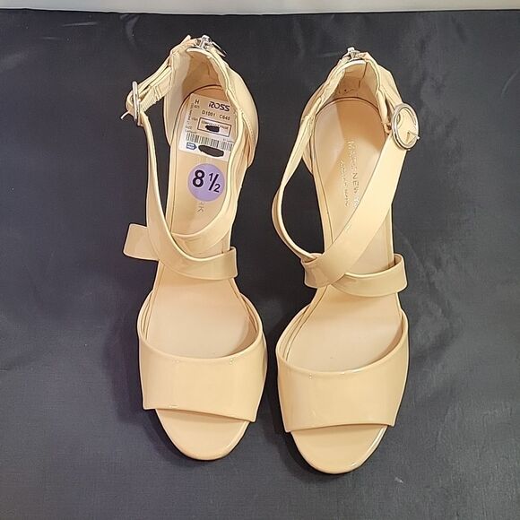 BRAND NEW MARC ANDREW CRISSCROSS STRAP BACK ZIP CLOSURE OPEN TOE SANDAL - Picture 3 of 14